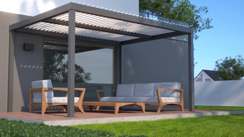 Pergola bioclimatique &agrave; Idron, transformez votre espace ext&eacute;rieur
